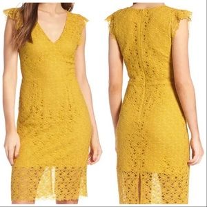 J.O.A Lace Sheath Dress